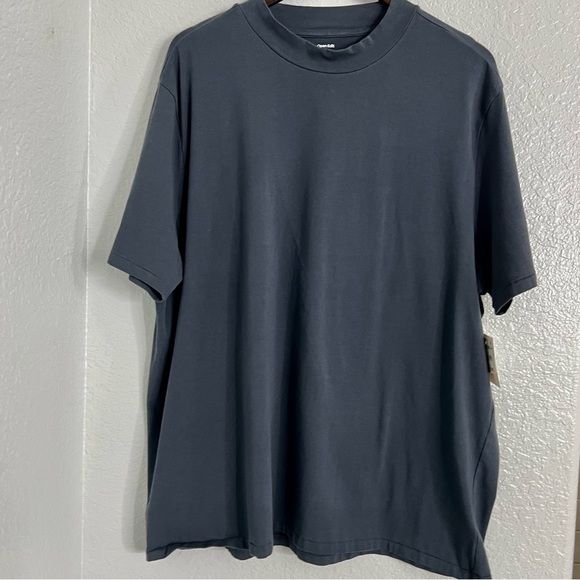 Open Edit Grey Blue crewneck short sleeve - Picture 8 of 12